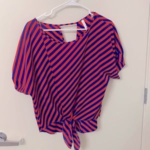 Andreé Tie-Front Blouse (Medium)